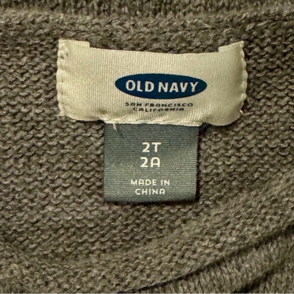Old Navy 2T Long sleeved Gray Dress with Pockets! - Picture 5 of 7